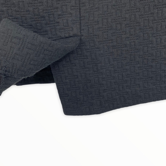 Laundry By Shelli Segal Black Textured Front Knit Pencil Skirt Size 8 Mini - Picture 5 of 8